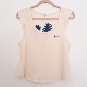 Tavik  Après Beach Palm Reader Tank Top M